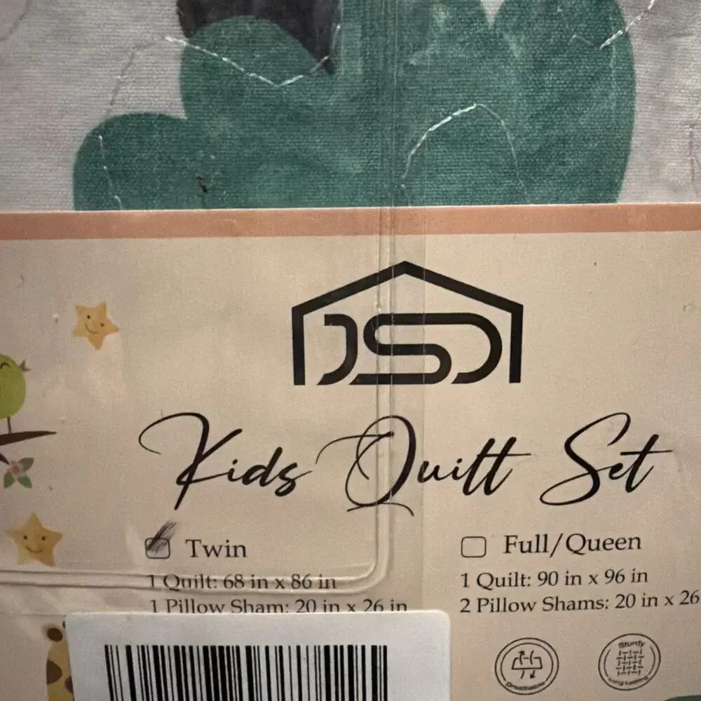 JSD Red Cars Kids Christmas Quilt Set Twin